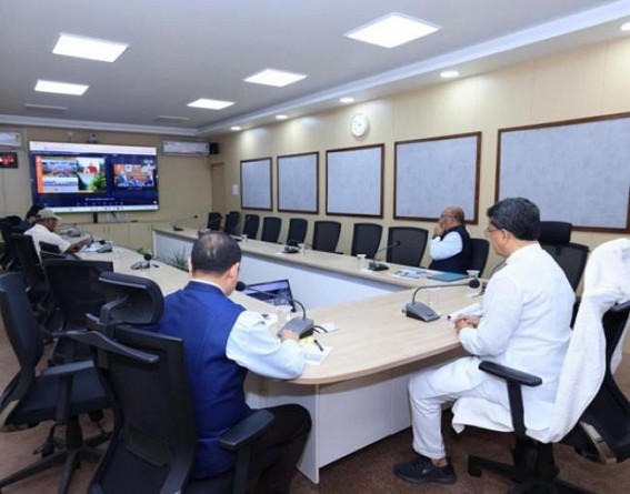 Tripura CM Manik Saha and his team held a meeting with DoNER Minister Jyotiraditya M. Scindia regarding Matabari project. TIWN Pic Nov 12 Tripura CM Manik Saha and his team held a meeting with DoNER Minister Jyotiraditya M. Scindia regarding Matabari project. TIWN Pic Nov 12